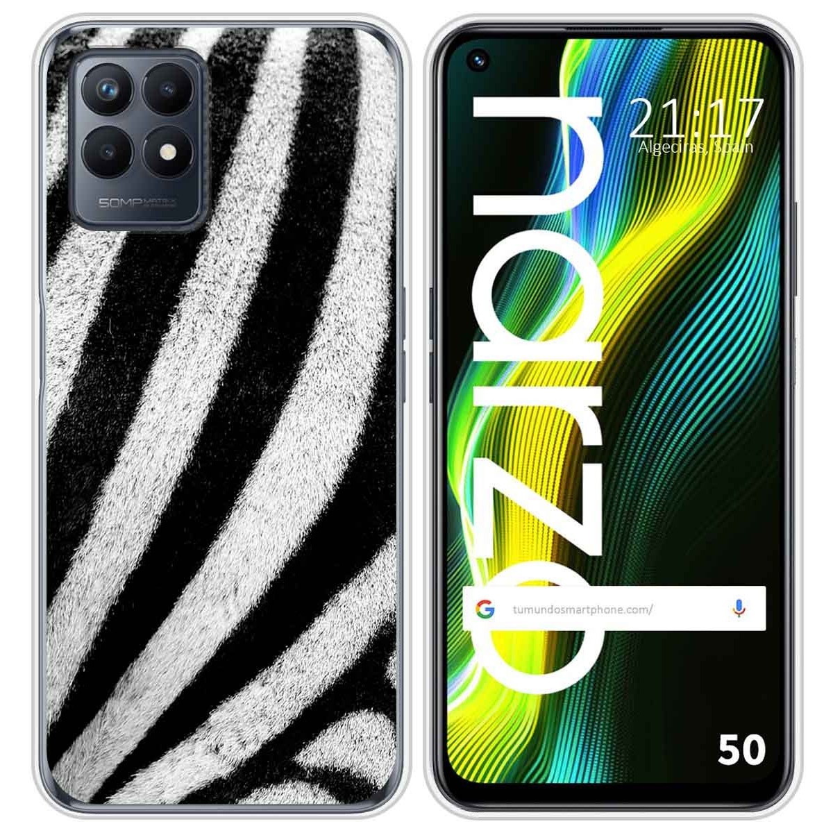 Funda Silicona para Realme Narzo 50 diseño Animal 02 Dibujos