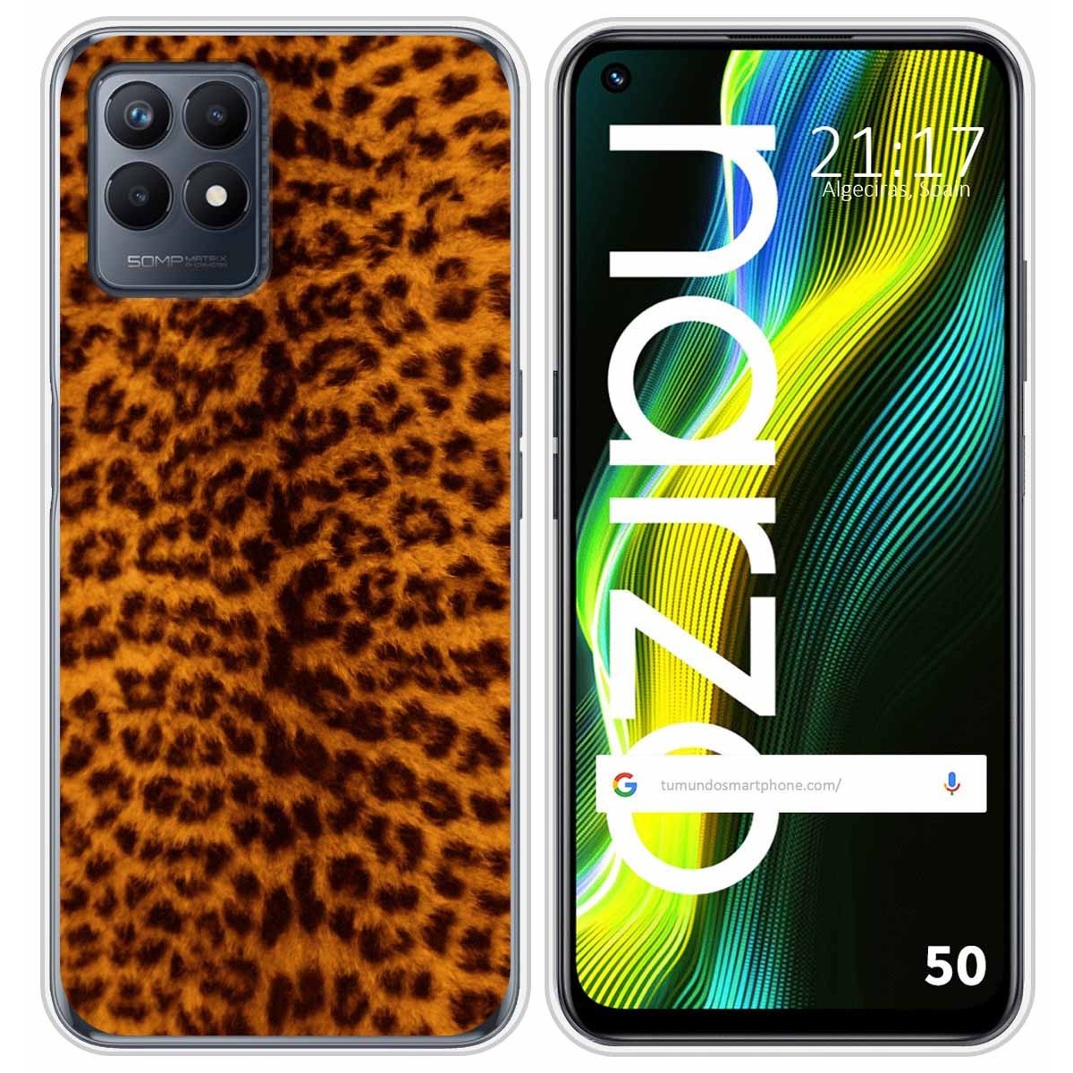 Funda Silicona para Realme Narzo 50 diseño Animal 03 Dibujos