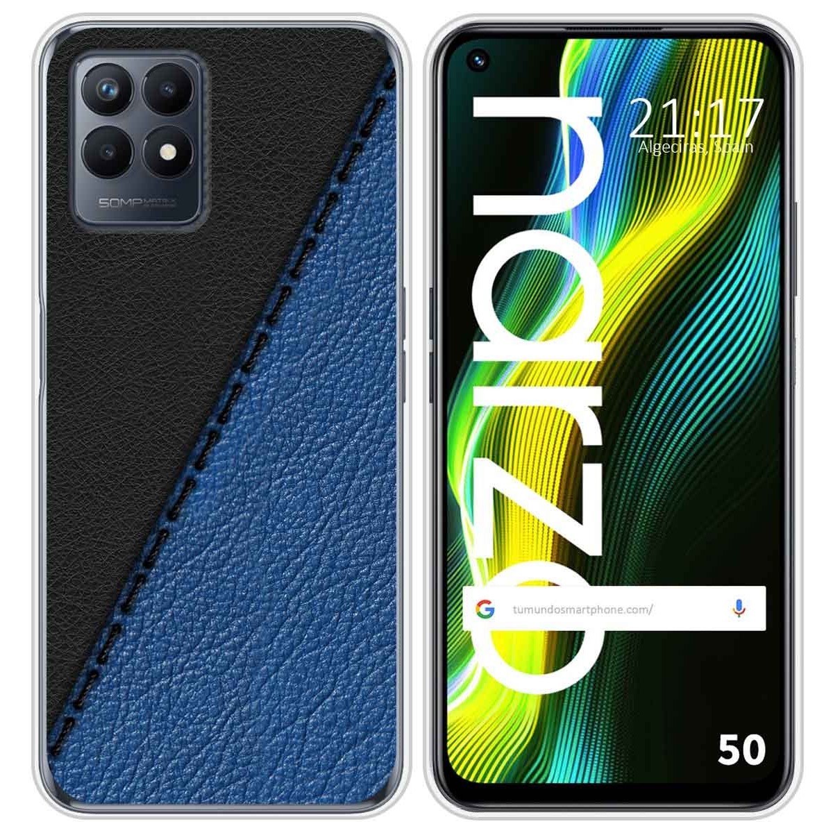 Funda Silicona para Realme Narzo 50 diseño Cuero 02 Dibujos