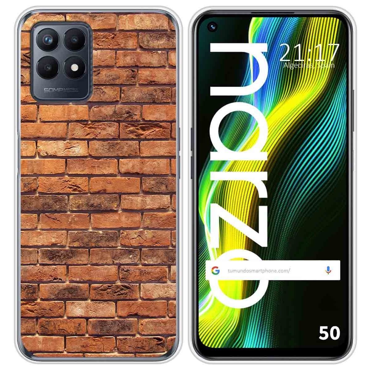 Funda Silicona para Realme Narzo 50 diseño Ladrillo 04 Dibujos