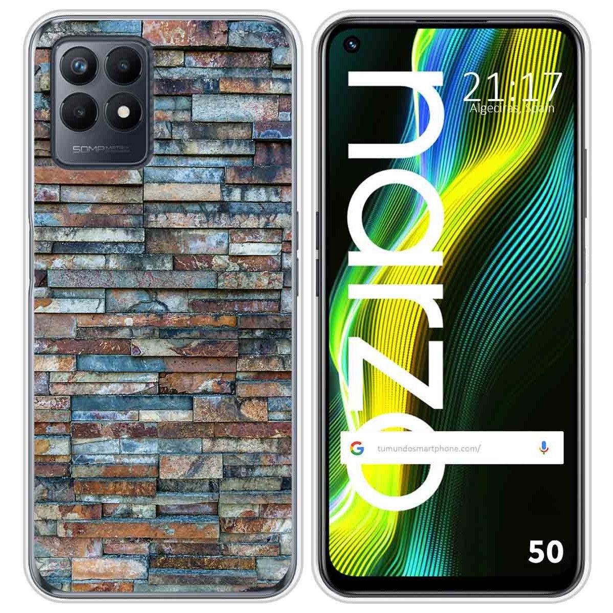 Funda Silicona para Realme Narzo 50 diseño Ladrillo 05 Dibujos
