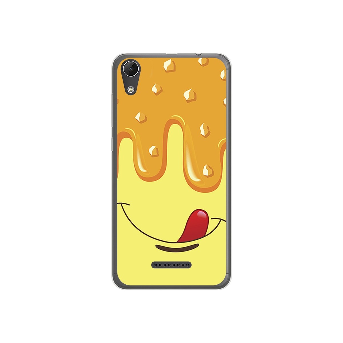 Funda Gel Tpu para Wiko Lenny4 Diseño Helado Vainilla Dibujos