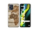 Funda Silicona para Realme Narzo 50 diseño Madera 07 Dibujos