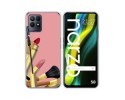 Funda Silicona para Realme Narzo 50 diseño Brochas Dibujos