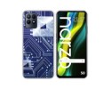 Funda Silicona para Realme Narzo 50 diseño Circuito Dibujos