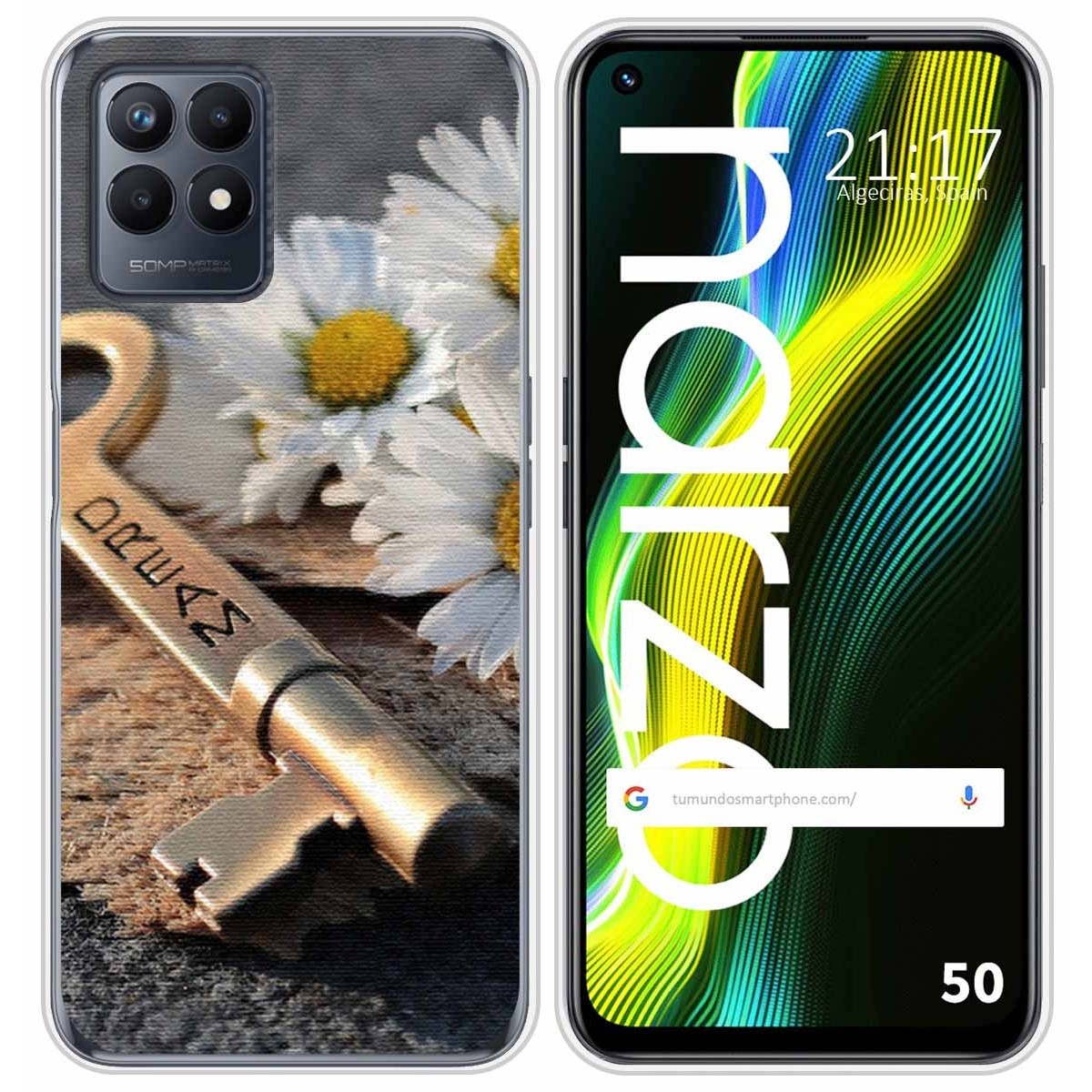 Funda Silicona para Realme Narzo 50 diseño Dream Dibujos