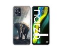 Funda Silicona para Realme Narzo 50 diseño Elefante Dibujos