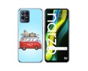 Funda Silicona para Realme Narzo 50 diseño Furgoneta Dibujos