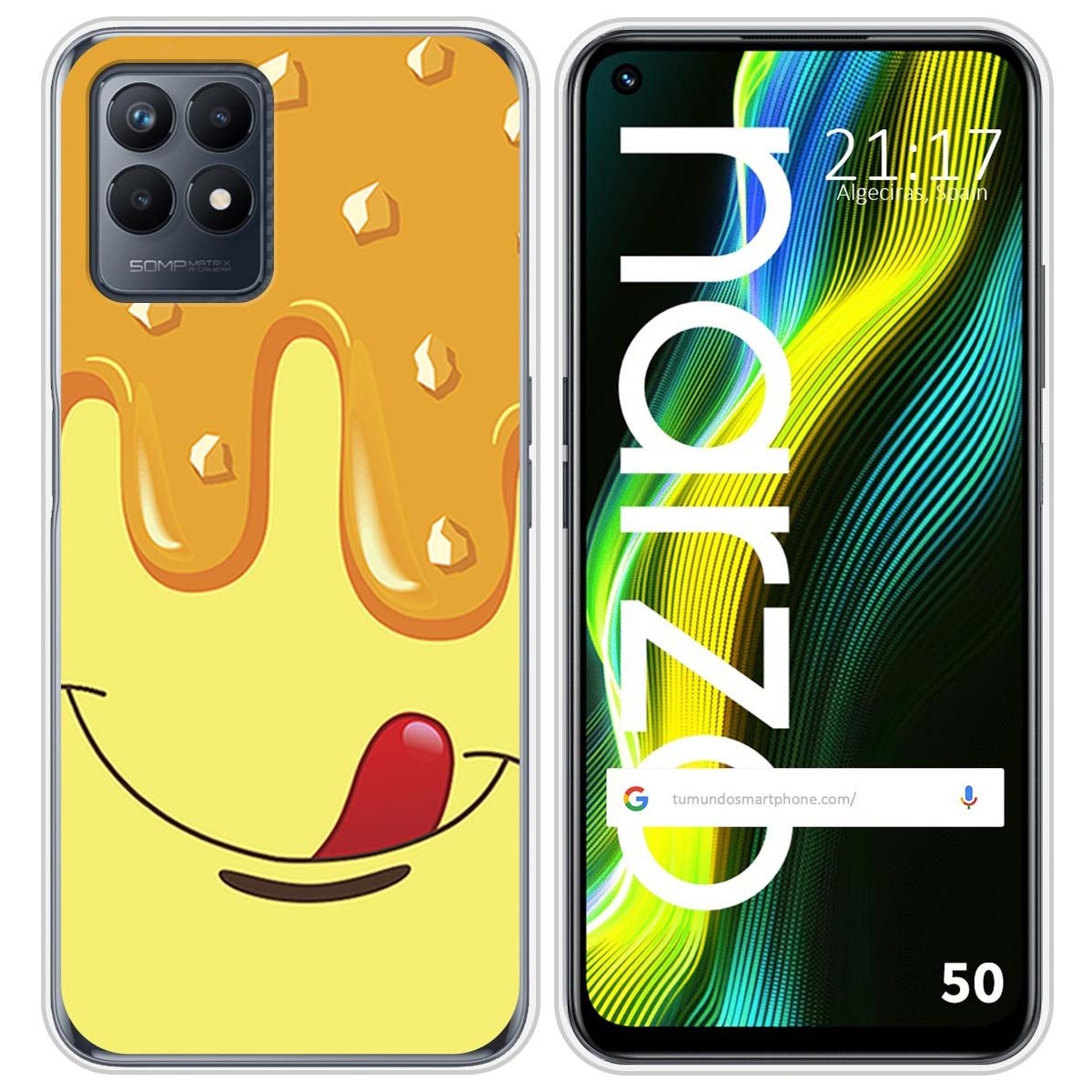 Funda Silicona para Realme Narzo 50 diseño Helado Vainilla Dibujos