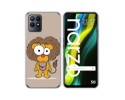 Funda Silicona para Realme Narzo 50 diseño Leon Dibujos