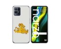 Funda Silicona para Realme Narzo 50 diseño Leones Dibujos