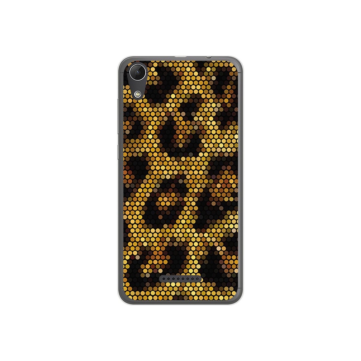 Funda Gel Tpu para Wiko Lenny4 Diseño Leopardo Dibujos