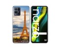 Funda Silicona para Realme Narzo 50 diseño Paris Dibujos