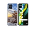Funda Silicona para Realme Narzo 50 diseño Sunset Dibujos
