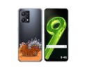 Funda Silicona Transparente para Realme 9 4G diseño Bufalo Dibujos