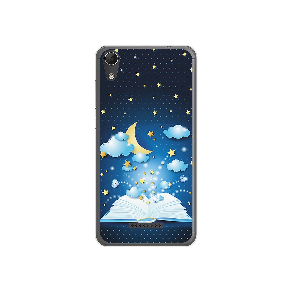 Funda Gel Tpu para Wiko Lenny4 Diseño Libro Cuentos Dibujos