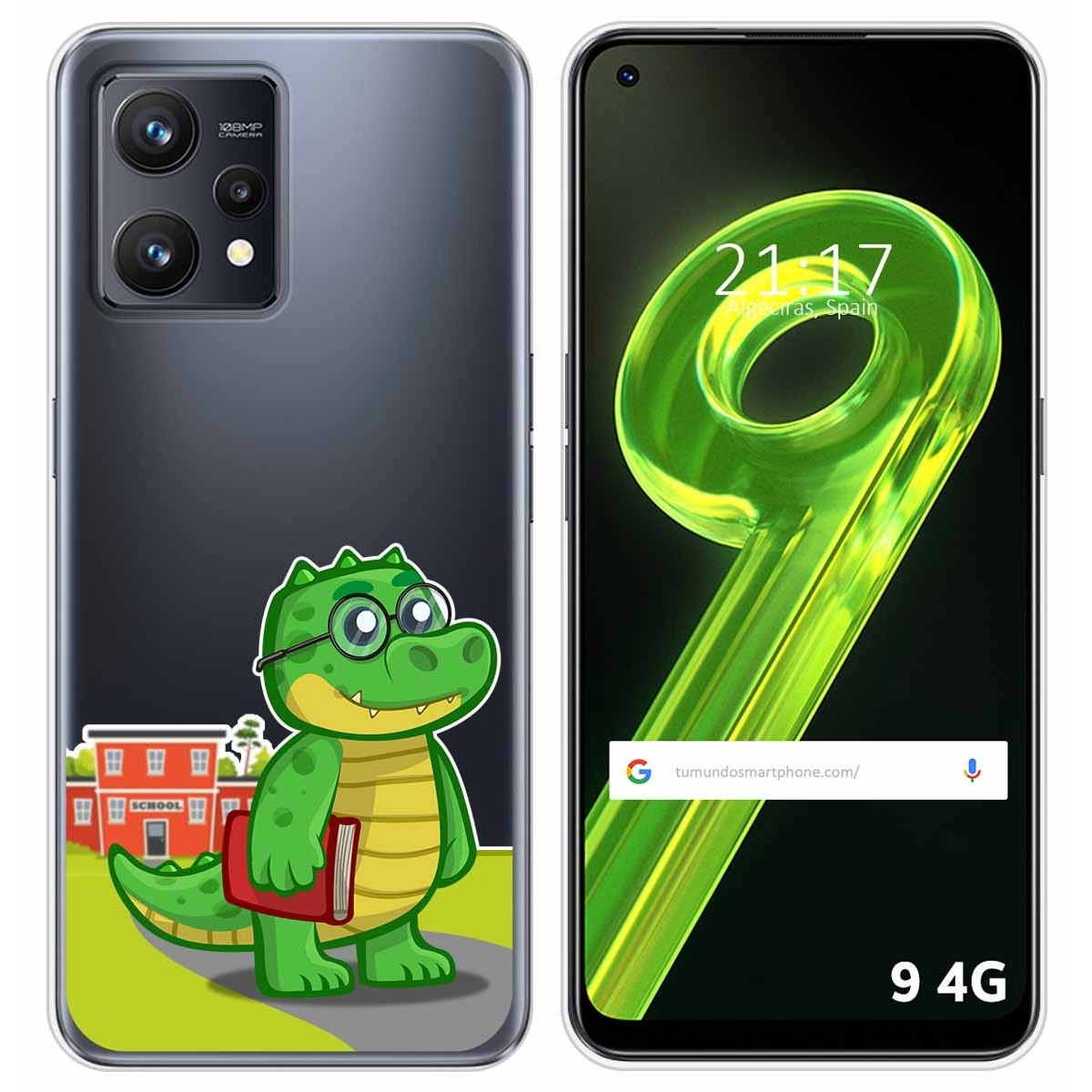 Funda Silicona Transparente para Realme 9 4G diseño Coco Dibujos