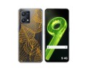 Funda Silicona Transparente para Realme 9 4G diseño Hojas Dibujos