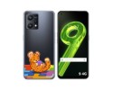 Funda Silicona Transparente para Realme 9 4G diseño Leopardo Dibujos