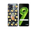 Funda Silicona Transparente para Realme 9 4G diseño Piña Dibujos