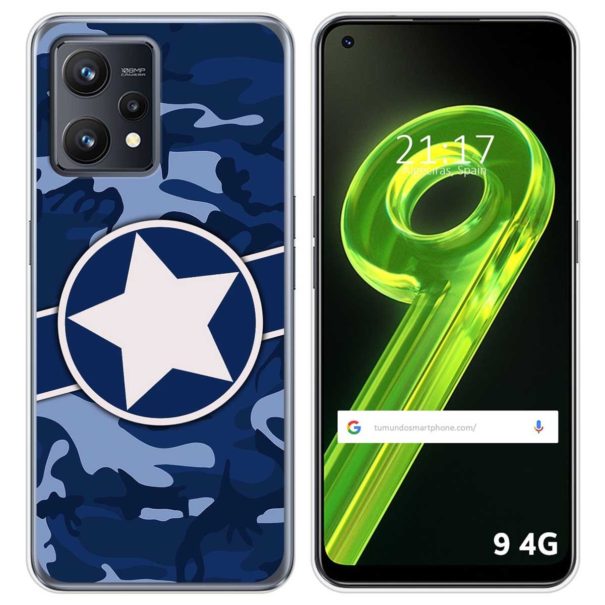 Funda Silicona para Realme 9 4G diseño Camuflaje 03 Dibujos