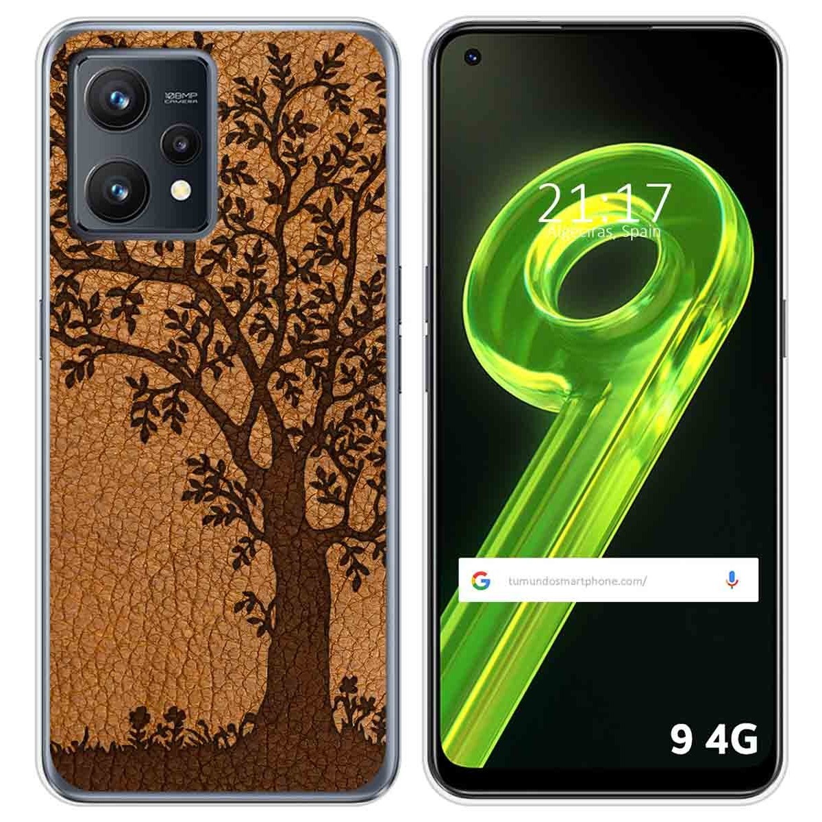 Funda Silicona para Realme 9 4G diseño Cuero 03 Dibujos