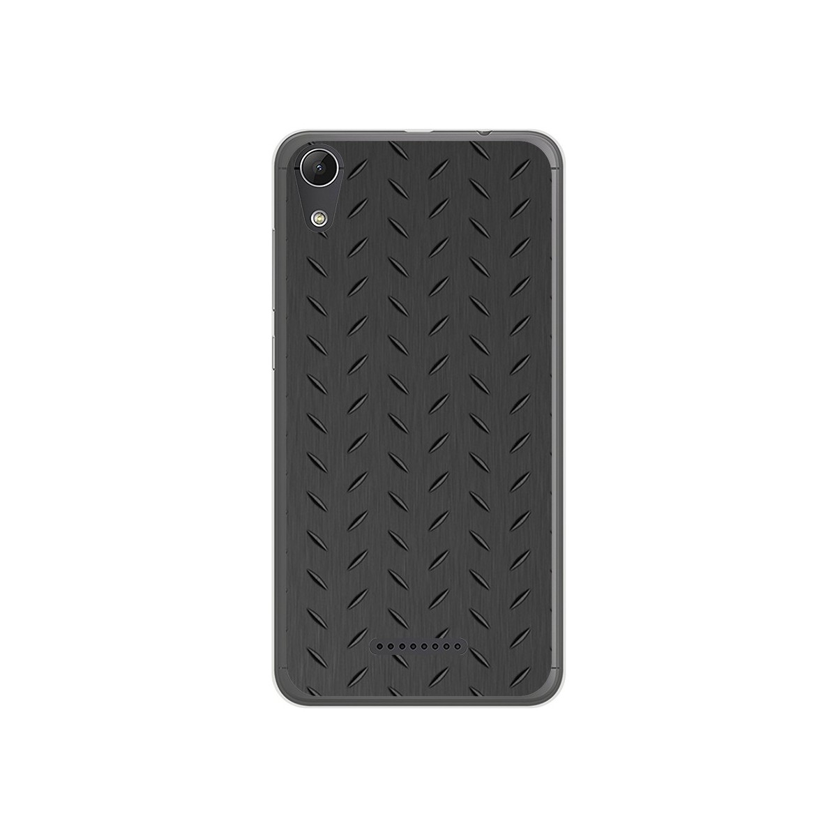Funda Gel Tpu para Wiko Lenny4 Diseño Metal Dibujos