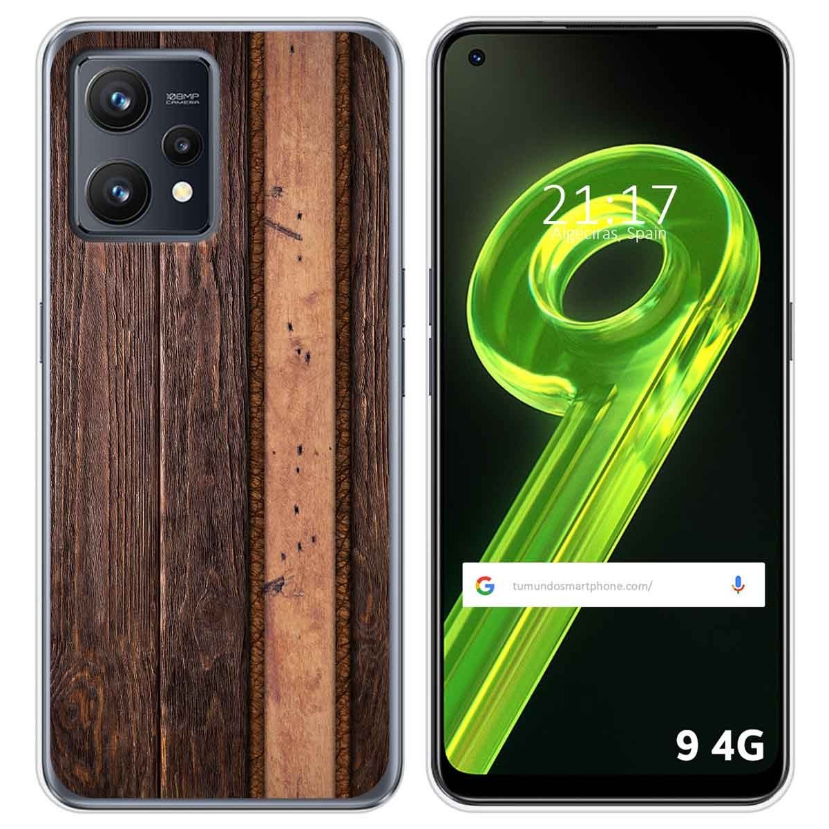 Funda Silicona para Realme 9 4G diseño Madera 05 Dibujos