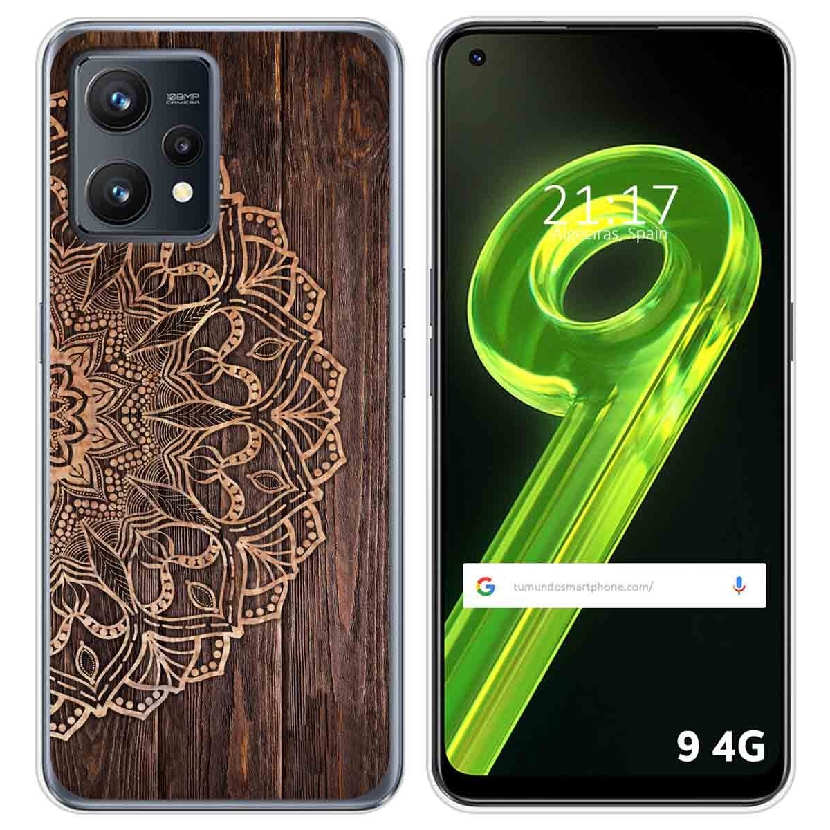 Funda Silicona para Realme 9 4G diseño Madera 06 Dibujos