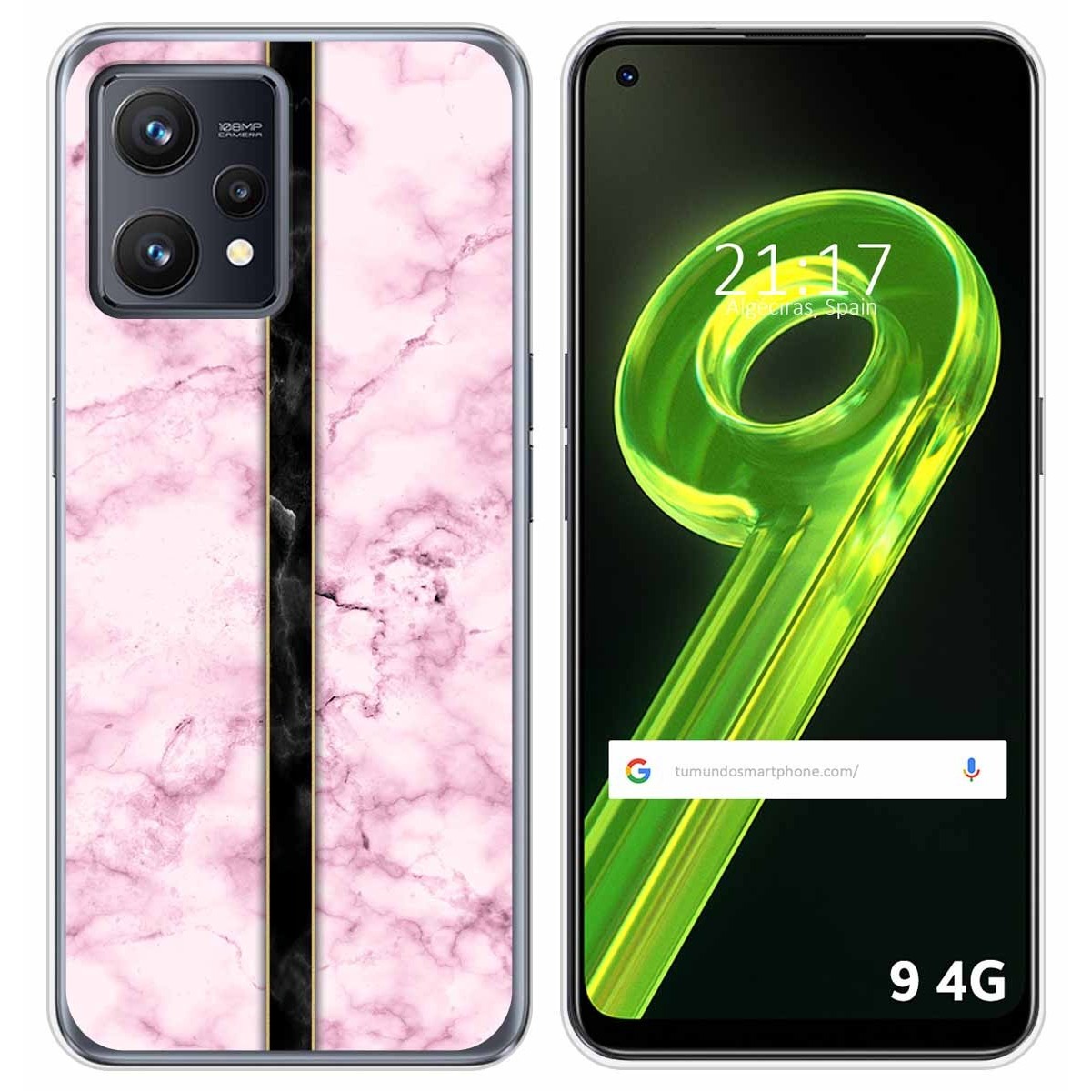 Funda Silicona para Realme 9 4G diseño Mármol 04 Dibujos
