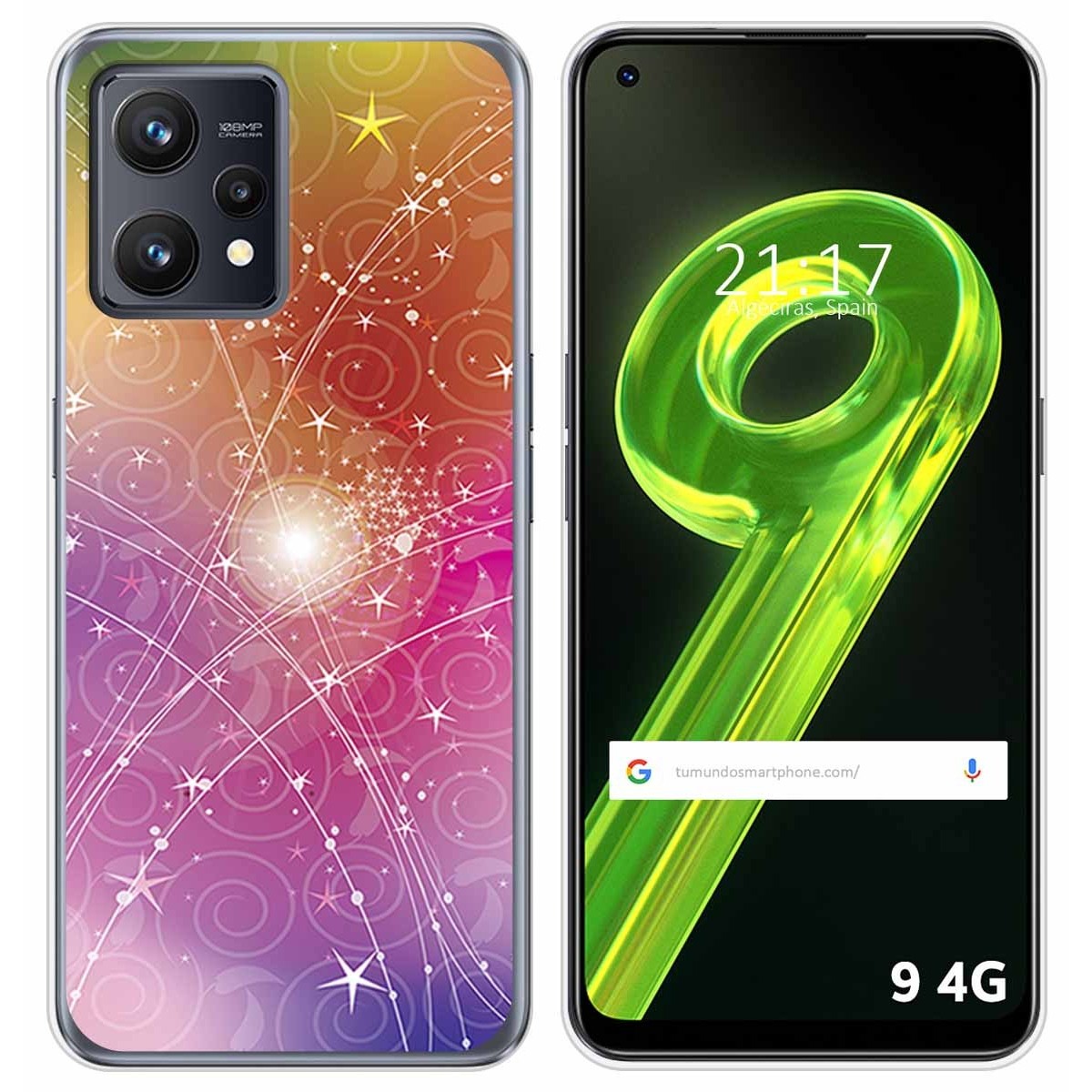 Funda Silicona para Realme 9 4G diseño Abstracto Dibujos