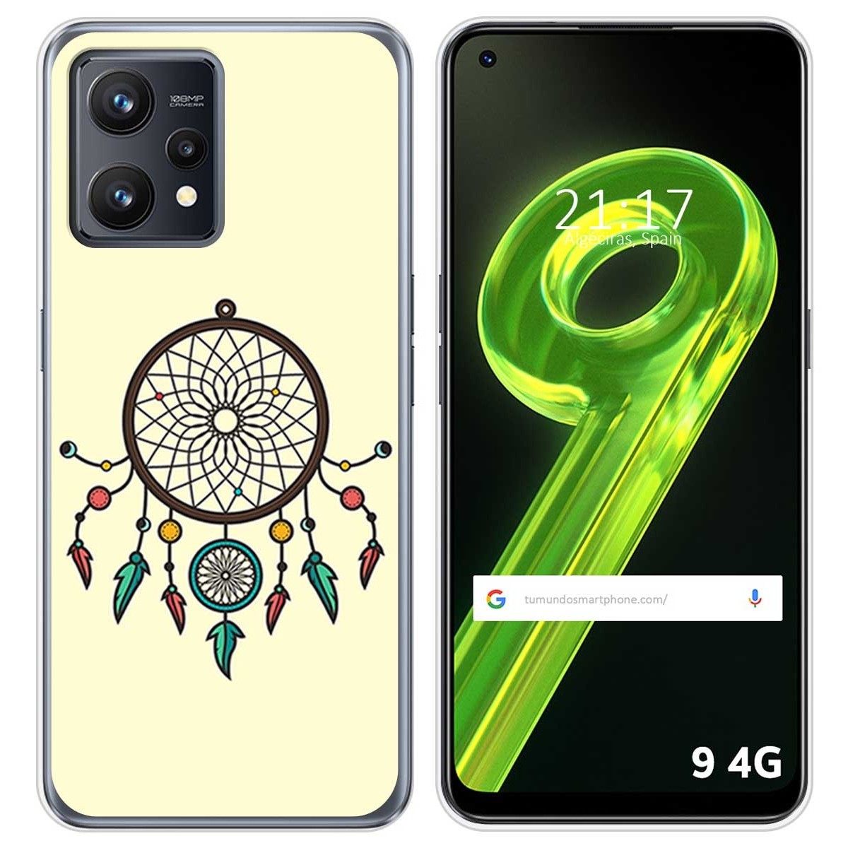 Funda Silicona para Realme 9 4G diseño Atrapasueños Dibujos