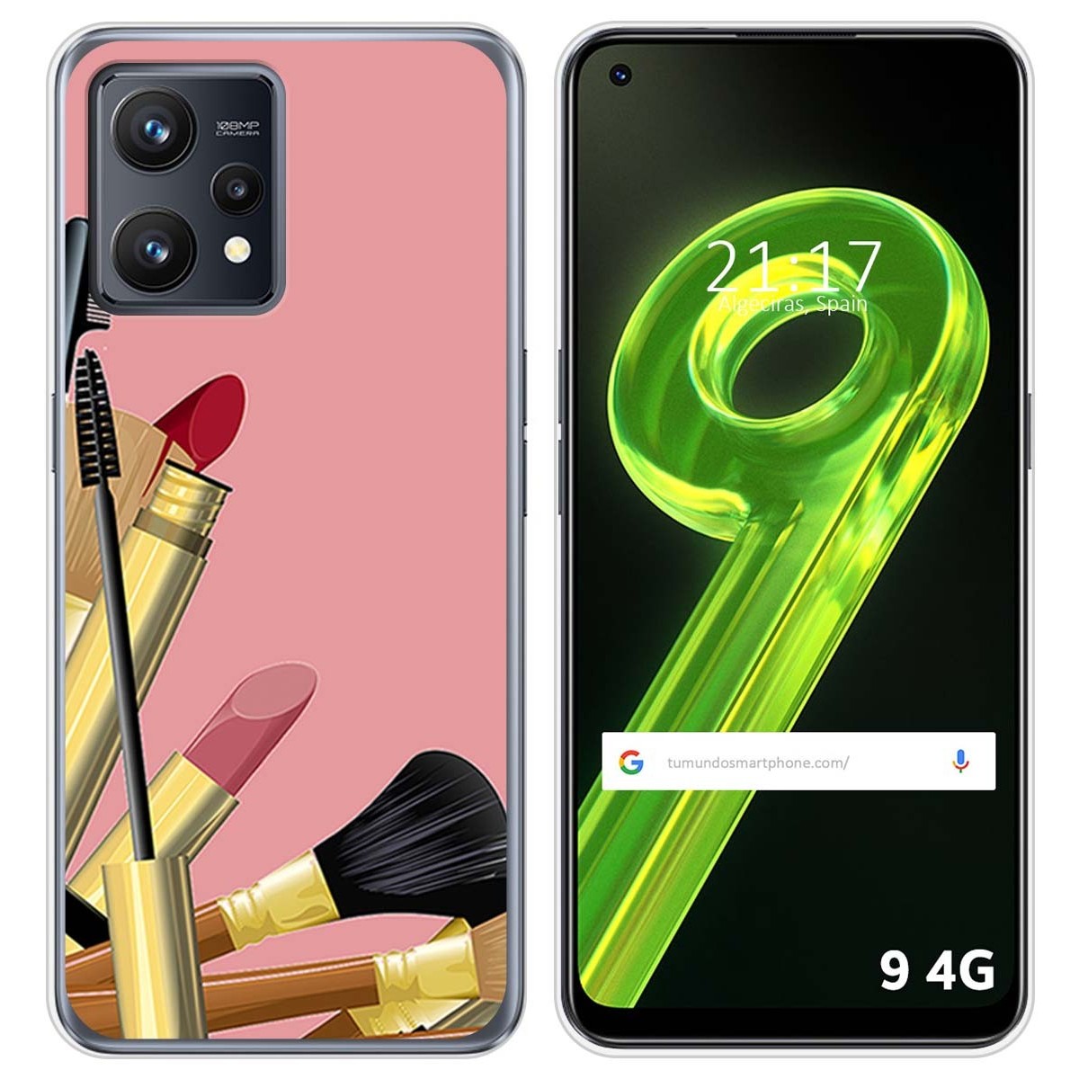 Funda Silicona para Realme 9 4G diseño Brochas Dibujos