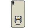 Funda Gel Tpu para Wiko Lenny4 Diseño Pingüino Dibujos