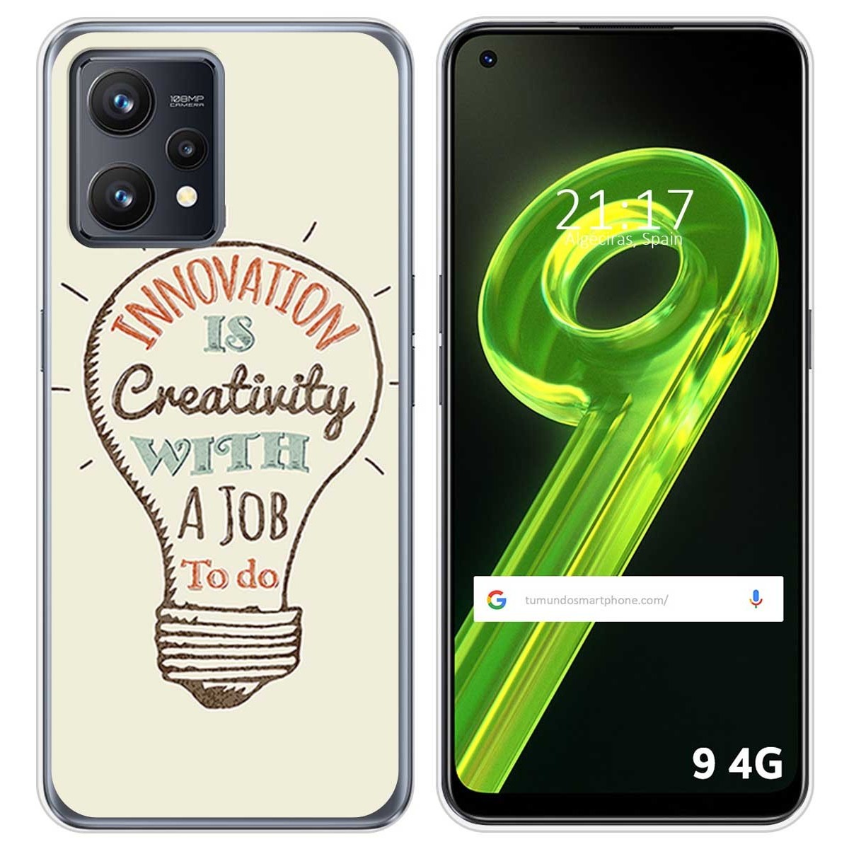 Funda Silicona para Realme 9 4G diseño Creativity Dibujos