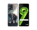 Funda Silicona para Realme 9 4G diseño Elefante Dibujos