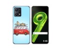 Funda Silicona para Realme 9 4G diseño Furgoneta Dibujos