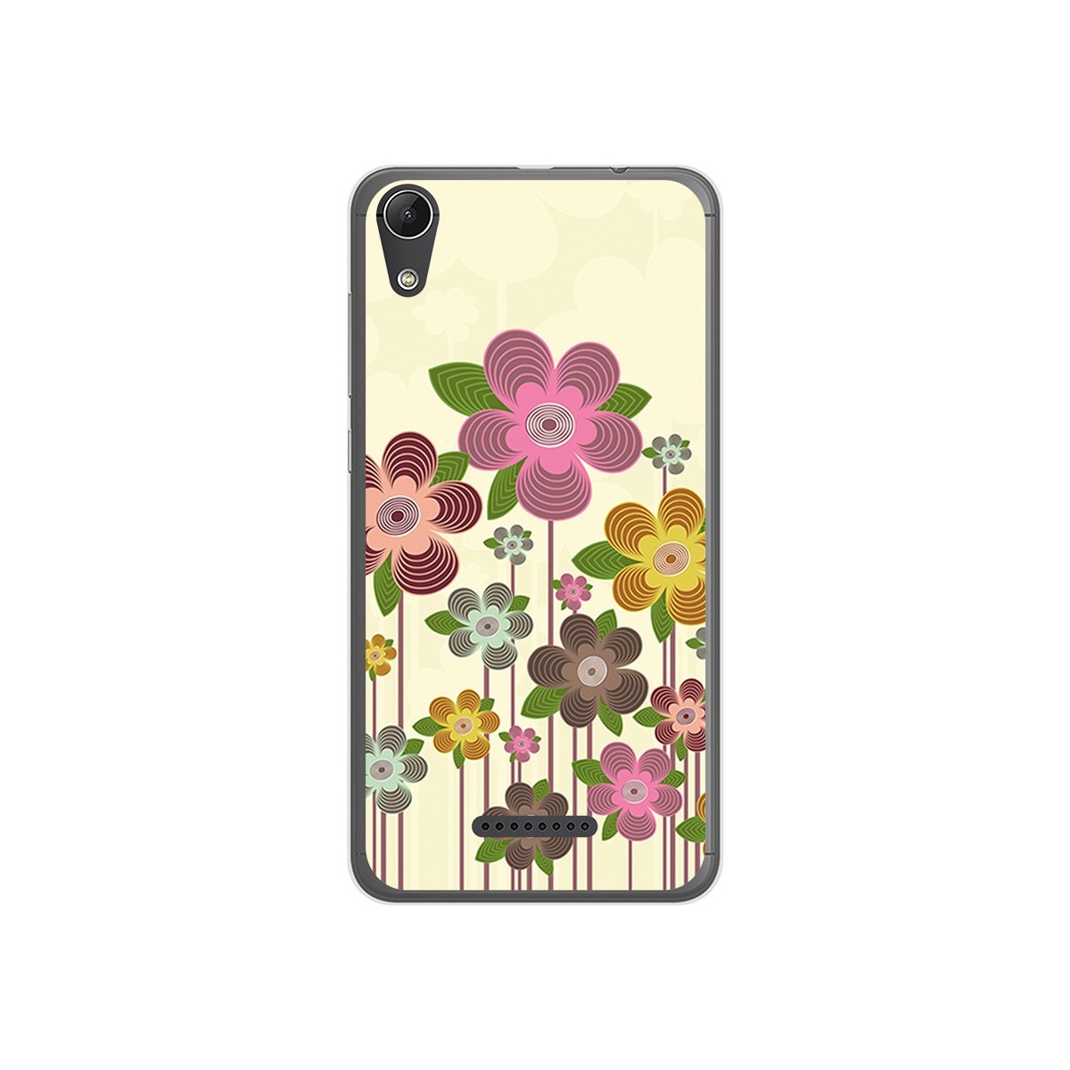 Funda Gel Tpu para Wiko Lenny4 Diseño Primavera En Flor  Dibujos