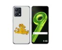 Funda Silicona para Realme 9 4G diseño Leones Dibujos