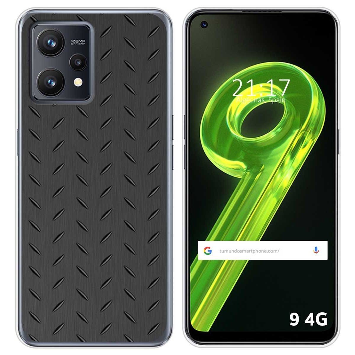 Funda Silicona para Realme 9 4G diseño Metal Dibujos