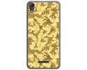 Funda Gel Tpu para Wiko Lenny4 Diseño Sand Camuflaje Dibujos