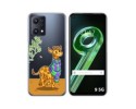 Funda Silicona Transparente para Realme 9 5G diseño Jirafa Dibujos