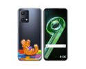 Funda Silicona Transparente para Realme 9 5G diseño Leopardo Dibujos