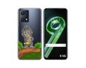 Funda Silicona Transparente para Realme 9 5G diseño Mono Dibujos