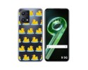 Funda Silicona Transparente para Realme 9 5G diseño Pato Dibujos