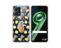 Funda Silicona Transparente para Realme 9 5G diseño Piña Dibujos