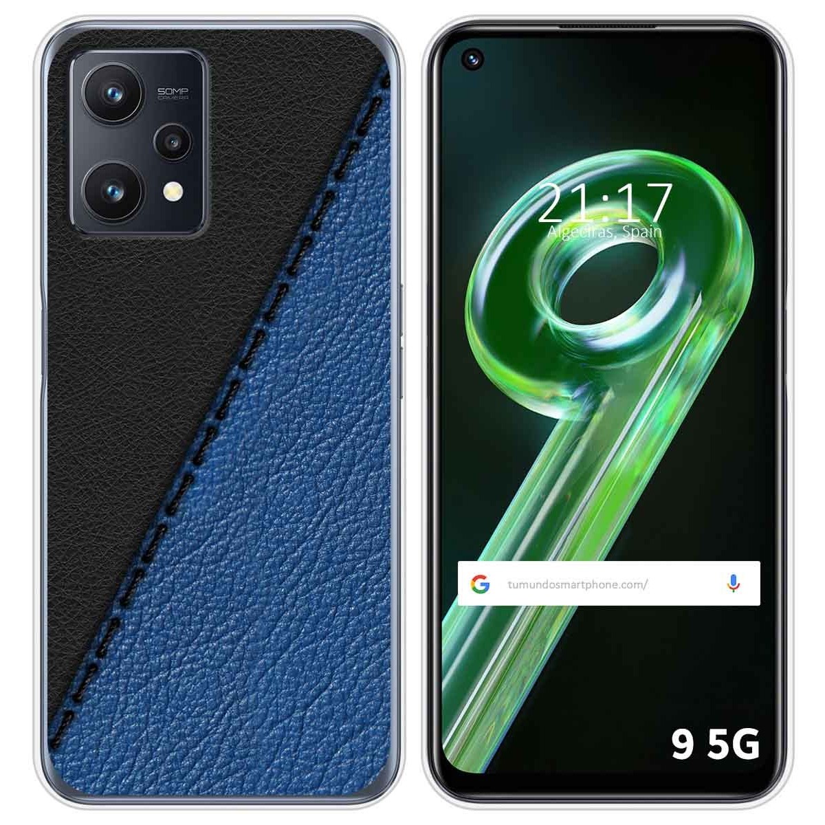 Funda Silicona para Realme 9 5G diseño Cuero 02 Dibujos