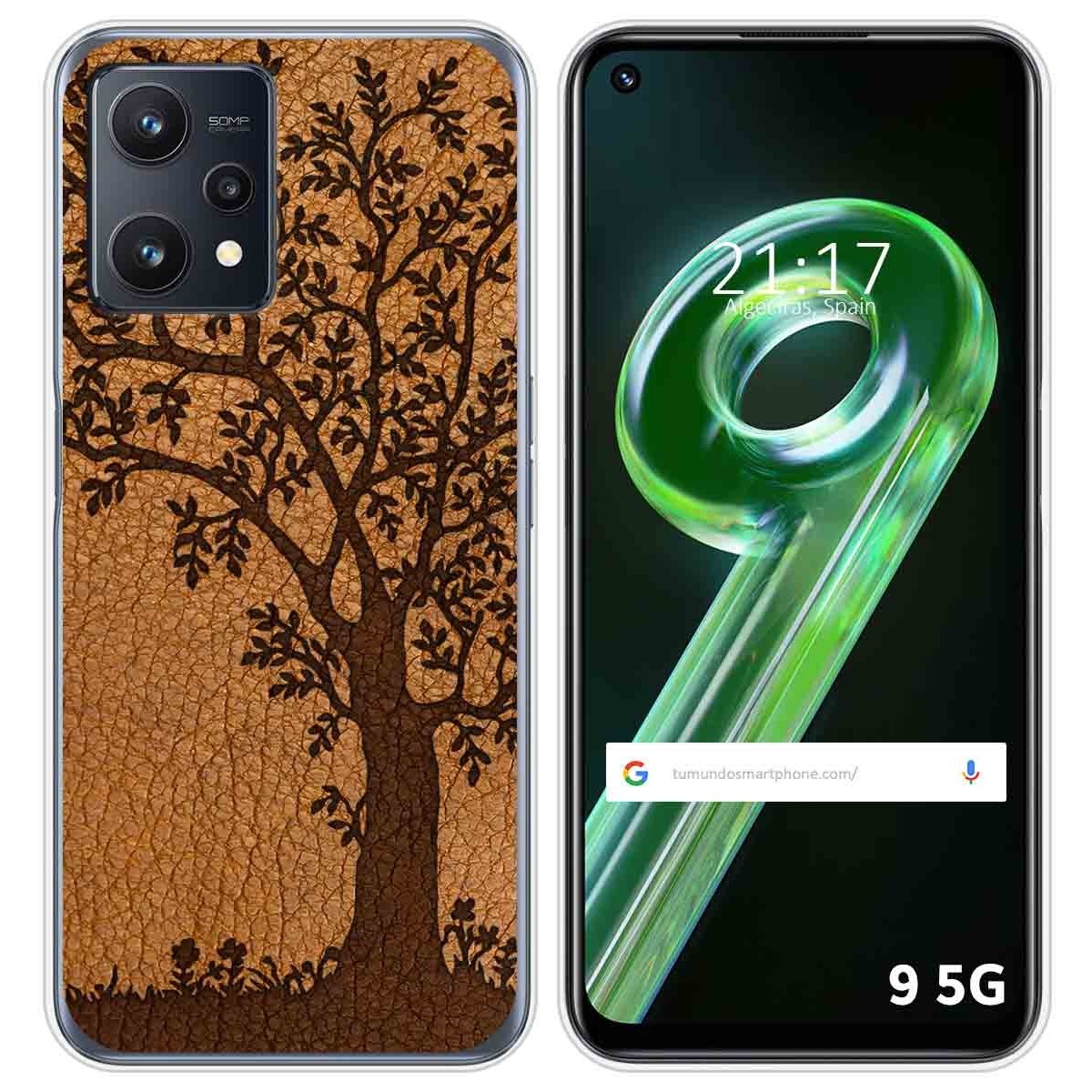 Funda Silicona para Realme 9 5G diseño Cuero 03 Dibujos