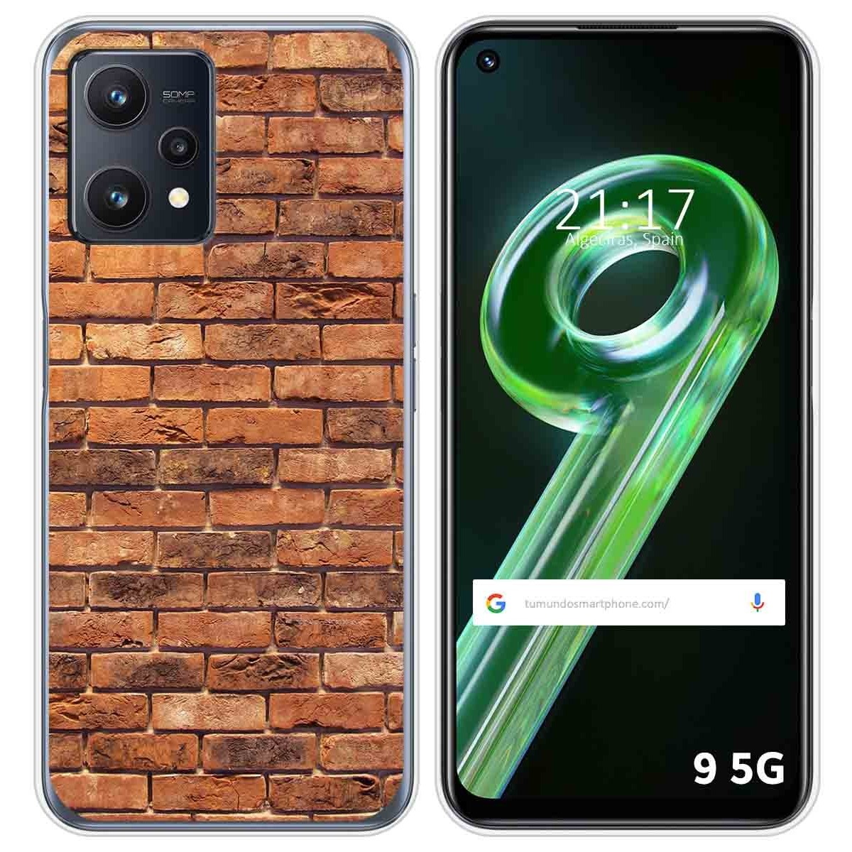 Funda Silicona para Realme 9 5G diseño Ladrillo 04 Dibujos