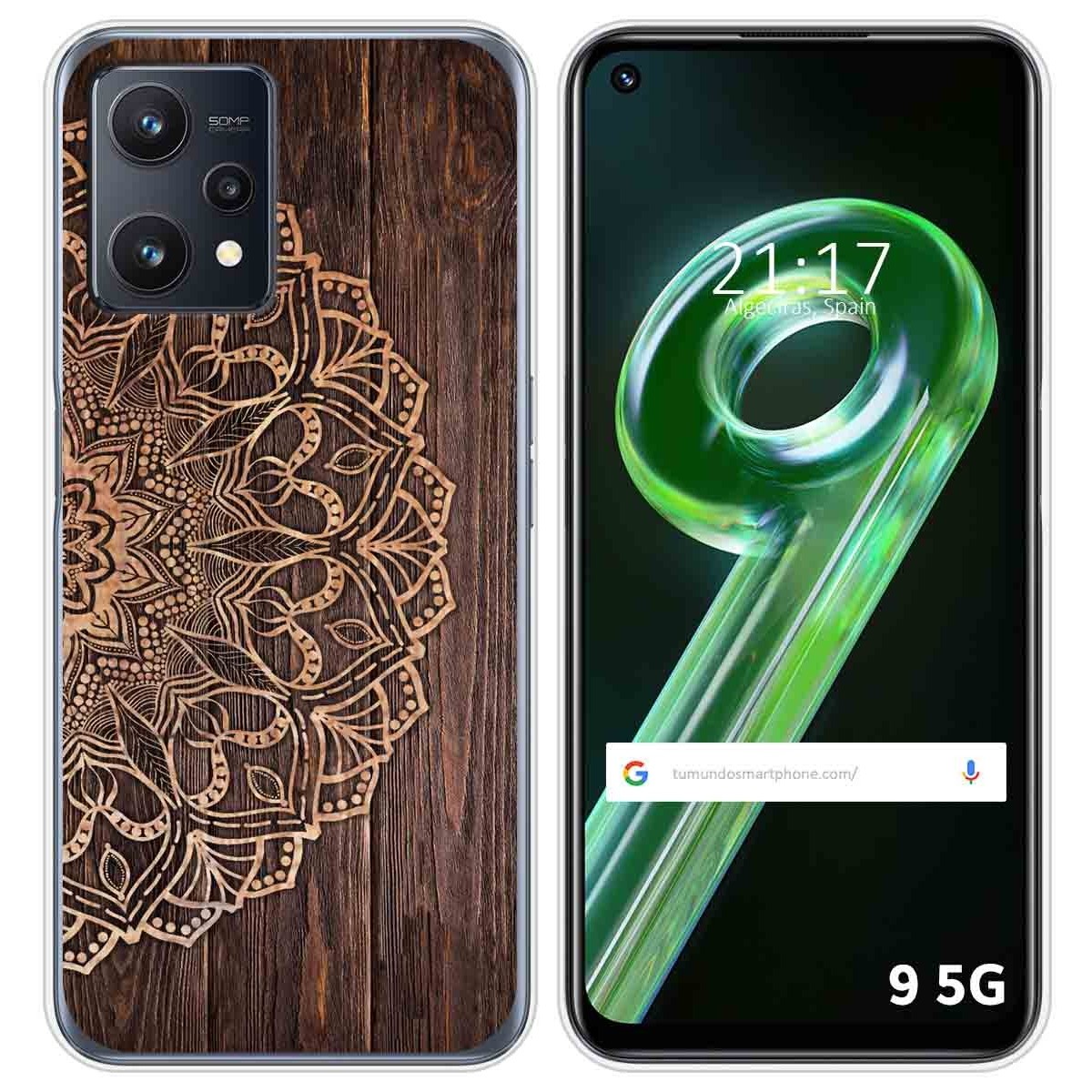 Funda Silicona para Realme 9 5G diseño Madera 06 Dibujos